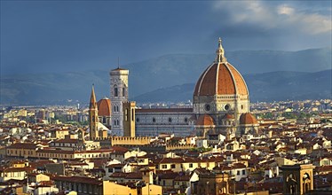 Panoramic view of Florence with the Duomo
