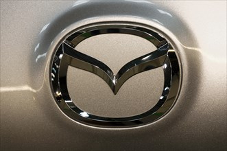 Mazda logo on a car