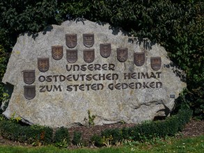 Monument for East German refugees in Friedrichshafen