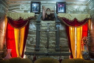 Inside the Syrian-Orthodox Mar Mattai monastery