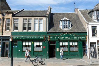 Old houses and pubs in the historic town centre