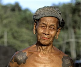 Man of the ethnic group of the Iban