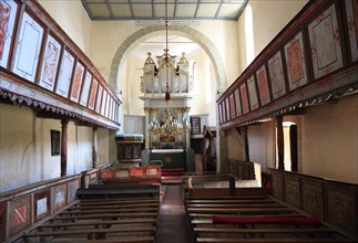 Interior of Viscri Fortified Church