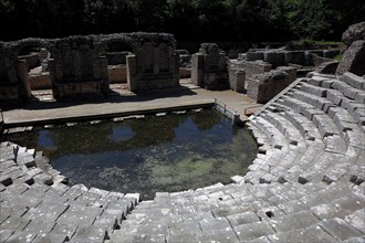 Theatre in the ruins of the ancient city of Butrint