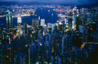 Hong Kong at dusk