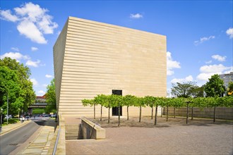 Courtyard of the New Synagogue in Dresden