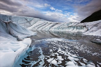 Meltwater at Matanuska Glacier