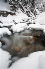 Malfonbach creek in winter