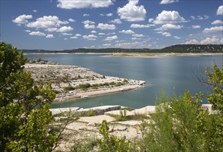 An extreme drought has lowered the water level in Lake Travis by nearly 60 feet