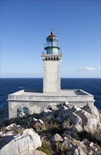 Akrotiri Tenaro Lighthouse at the southernmost point of the Peloponnese