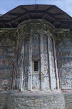 Wall frescoes at Humor Monastery