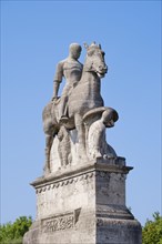 Otto I. equestrian statue on Wittelsbacher bridge