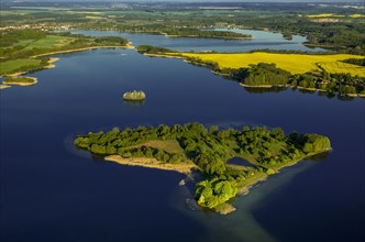 Krakower Seenlandschaft with Liepse Island