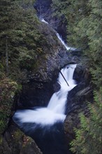 Twin Falls waterfall in the Central Cascades
