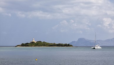 Lighthouse on the island Alcanada
