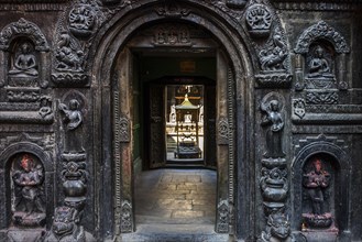 Entrance to the Buddhist monastery Kwa Bahal
