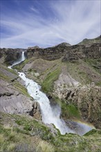 Rainbow at the waterfalls Saltos de Arco Iris