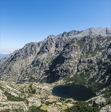 View on Lake Capitello with surroundings