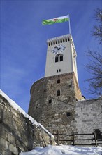 Ljubljana Castle in winter