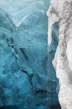 Ice cave in the Vatnajokull glacier