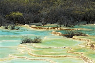 Lime terraces with lakes