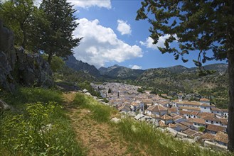 View of the village of Grazalema