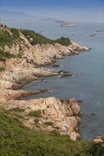 Rocky cliffs on the Chinese sea