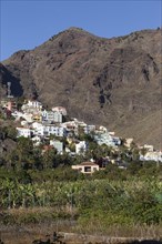 Village of La Calera on a mountain slope