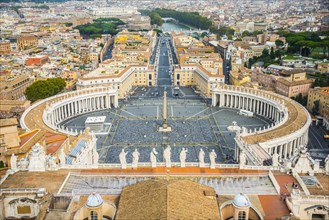 View from the dome of St. Peter's Basilica