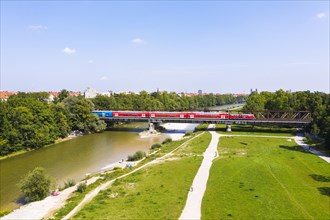 Braunau railway bridge over Isar