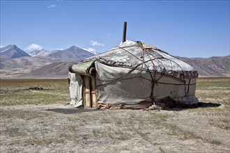 Yurt on the Pamir Highway M41