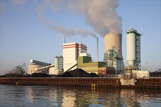Trianel coal-fired power plant on the Datteln-Hamm Canal