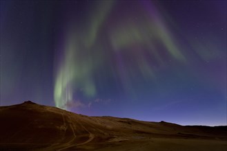 Strong northern lights