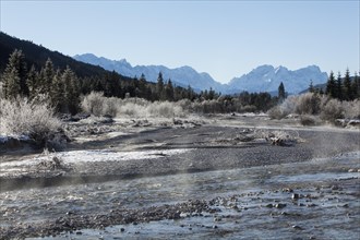 Isar in winter