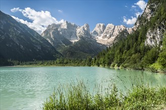 Durrensee lake in Hohlensteintal valley or Val di Landro