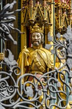 Gothic sculpture of King of Bohemia