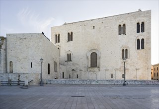 East facade of the Romanesque Cathedral Basilica San Nicola