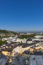 View from the Kapuzinerberg on the Neustadt with Church of the Holy Trinity