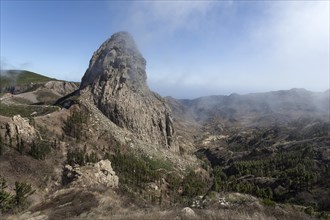 View from the Mirador de Roque Agando onto the Roque de Agando