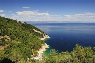 The steep coast of Istria