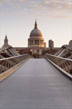 Millenium Bridge and St Paul's Cathedral