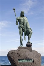 Statue of the Guanche king Mencey Tegueste