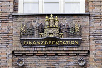 The Ministry of Finance building of the Free and Hanseatic City of Hamburg