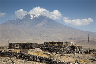 Stone hut on Mount Ararat