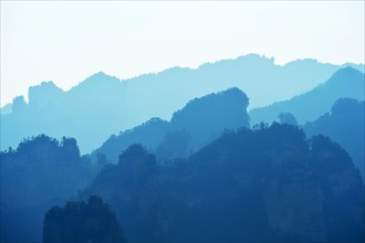 Silhouette of the 'Avatar' mountains