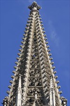 Left spire of the Regensburg Cathedral