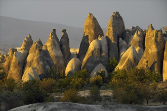 Tufa formations in the evening light