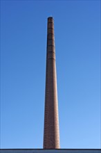 Old actory chimney made of bricks