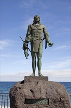 Statue of Guanche king Mencey Pelicar