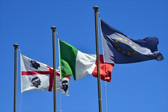 Waving Flags of Sardinia